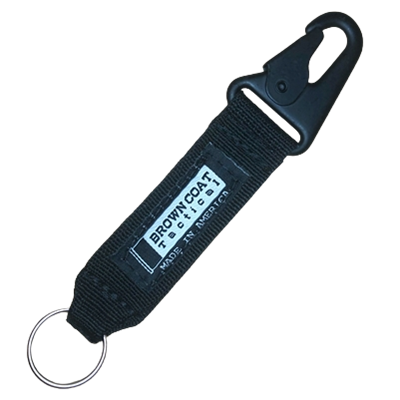 Milspec Keychain with Rifle Snap and Key Ring
